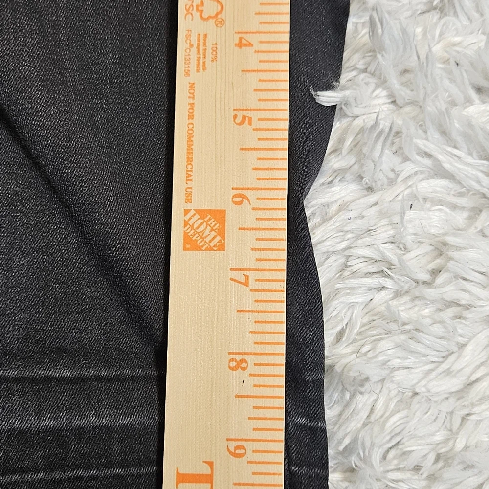 LuLaRoe Denim Bermuda‎ Shorts Women Size 28 Black Gray